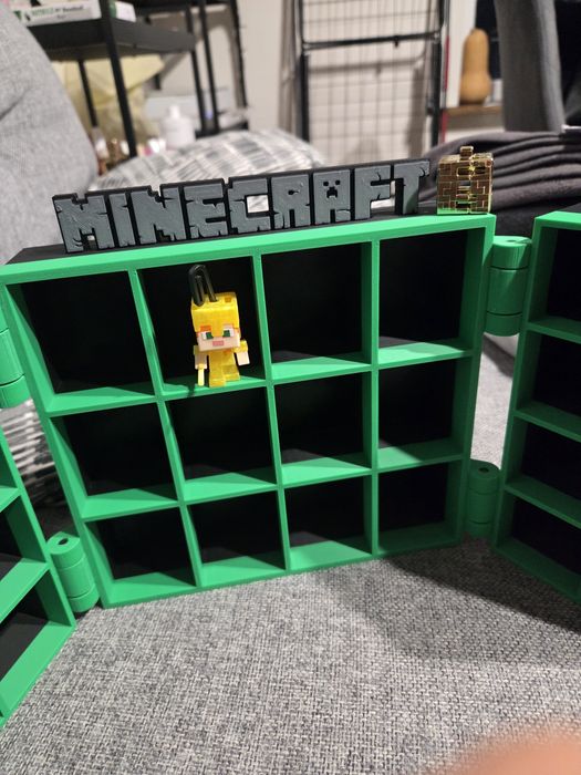 Minecraft ekspozytor na 28 figurek kinder joy