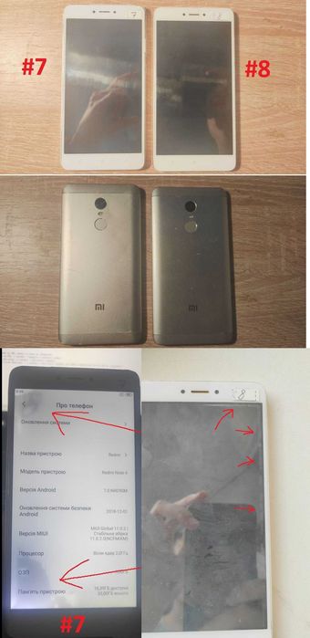 Xiaomi redmi note 3,4,4x,10A,9 pro,Sony Z3v.