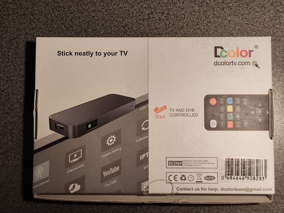 Dekoder naziemny Dcolor DVB-T2 HEVC H.265