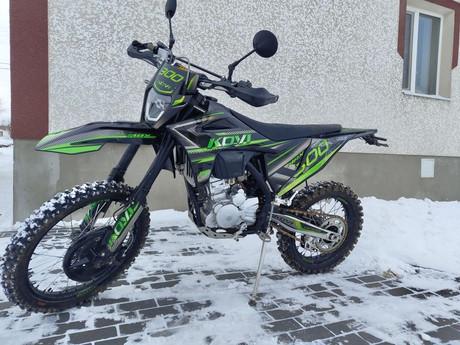 Продам Ендуро мотоцикл, 1 тис. Пробіг терміново Кові Мах 300 Kovi Max