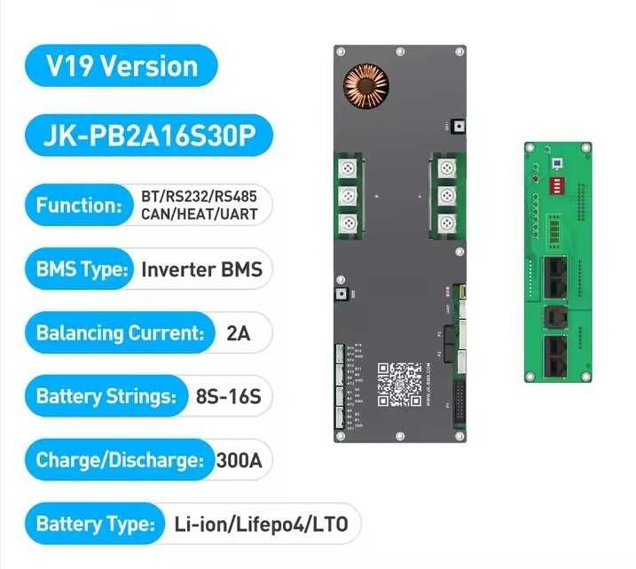Інверторна BMS Jikong JK PB2A16S30P 300A V19