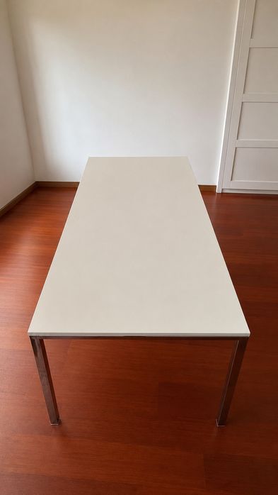 Mesa IKEA TORSBY 180x85 cm – Branco Alto Brilho | Excelente Estado