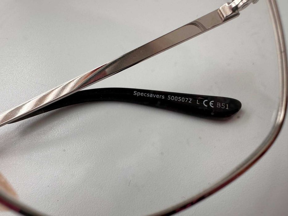 Okulary zerówki metalowe srebrne NOWE | modne oprawki lekkie