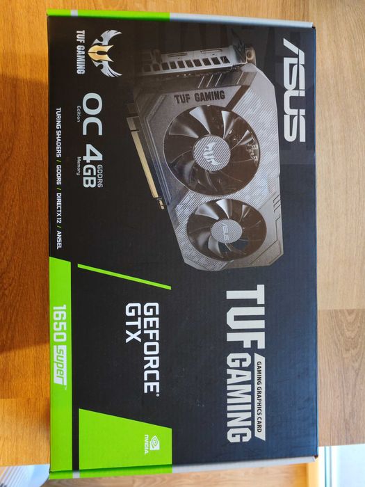 Asus GTX 1650 Super, 4GB DDR6