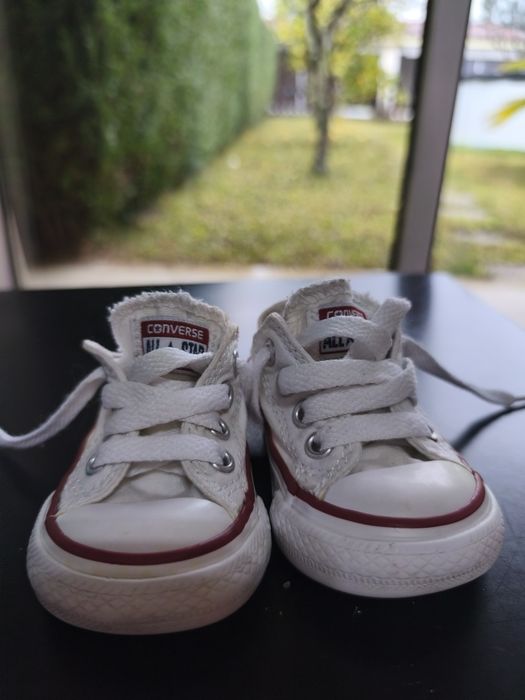 Converse All Star branco tamanho 19