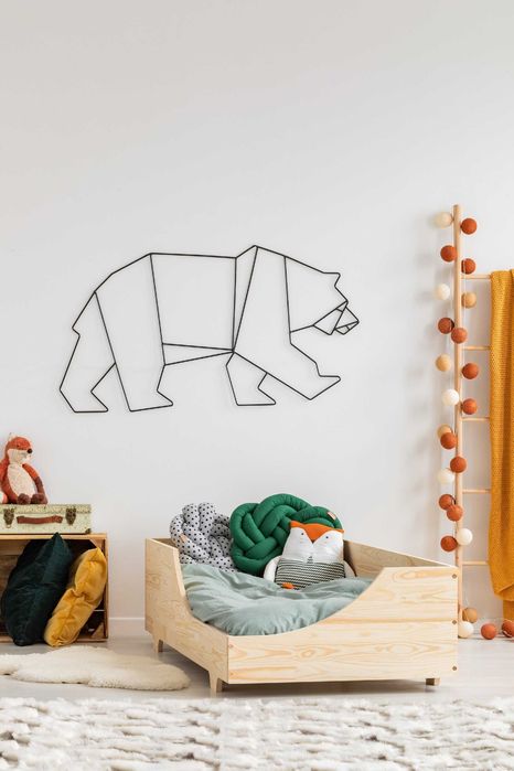 Dziecięce łóżko drewniane-sosnowe