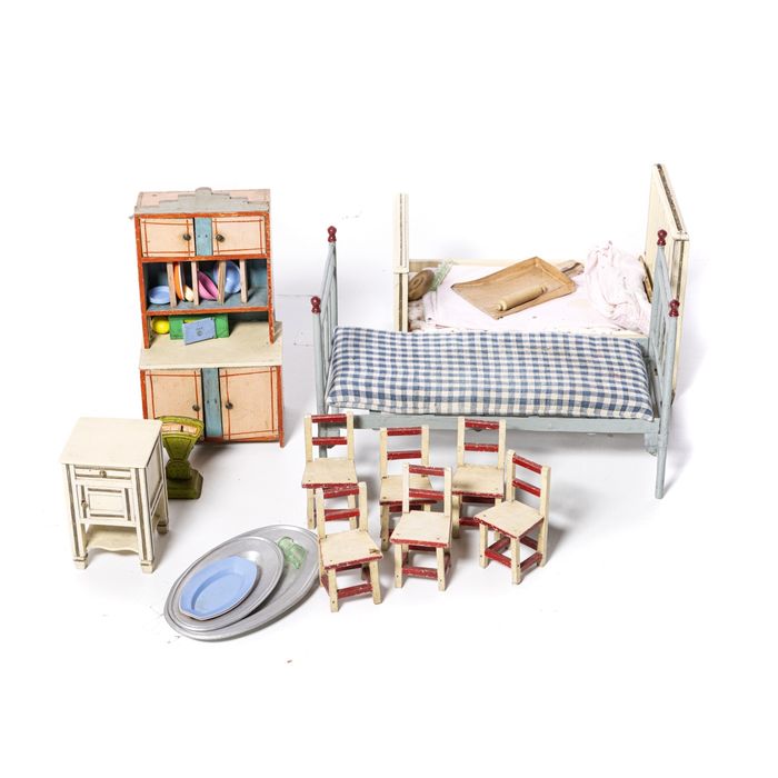 Brinquedos antigos - Lote de brinquedos de menina