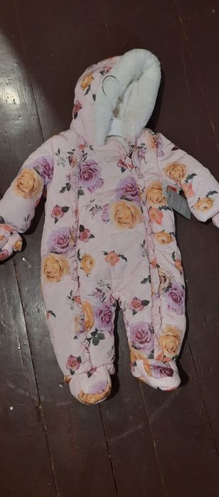 Зимовий комбінезон для дівчинки George 62-68 розмір рожевий