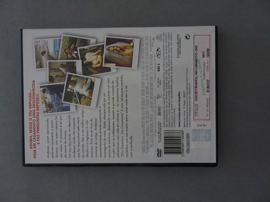 DVD filme Dois Estranhos, um casamento