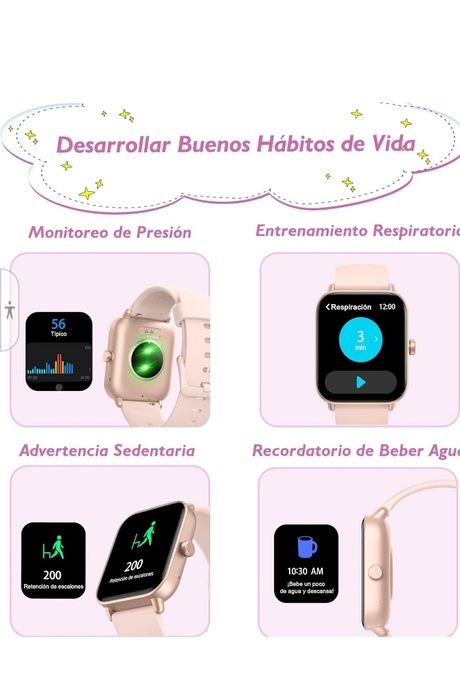 Relógio inteligente crianças 4G, Smartwatch GPS e chamadas, relógio l