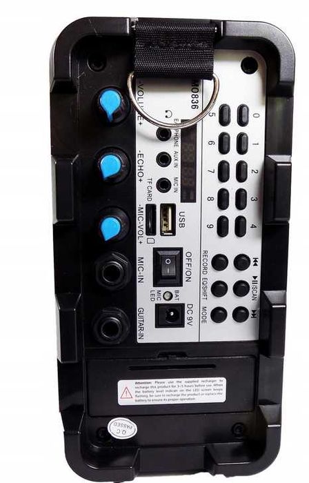 Głośnik przenośny Quer KOM0836