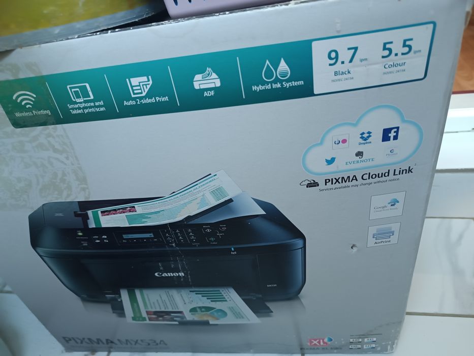 Продам рабочий принтер, сканер, ксерокс Canon PIXMA MX534