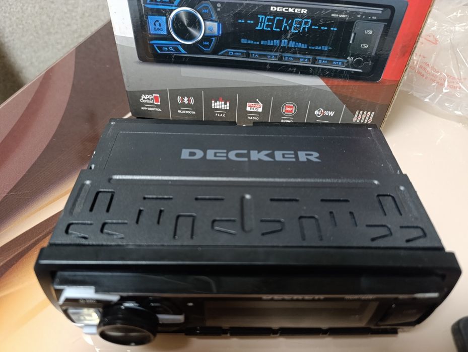 Усилитель JBL, магнитола DECKER MDR-122 BT