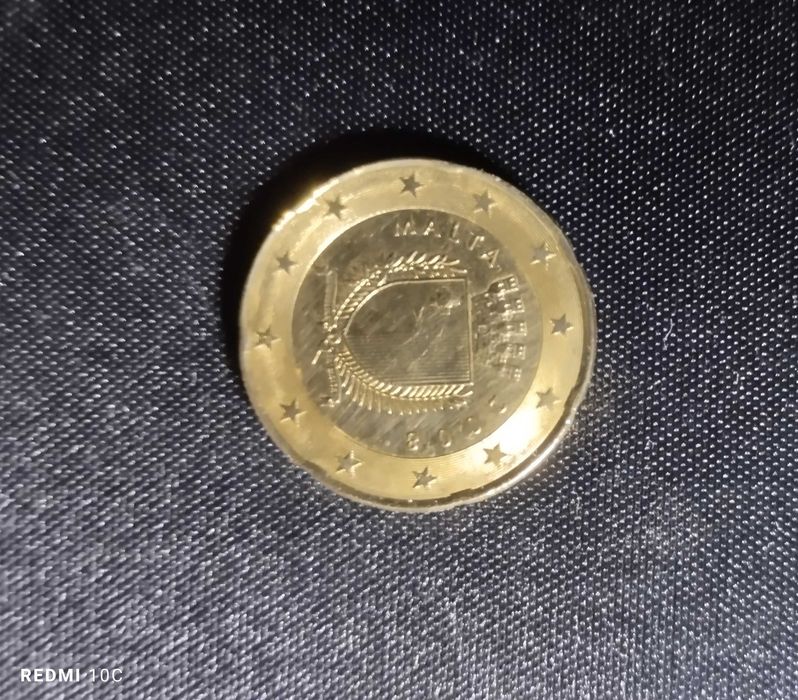 Moeda 20 cent Malta 2008