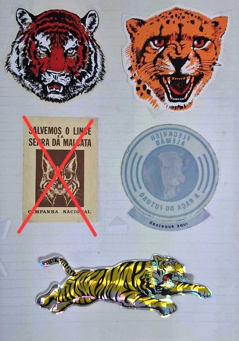 Vintage Stickers - Fauna
