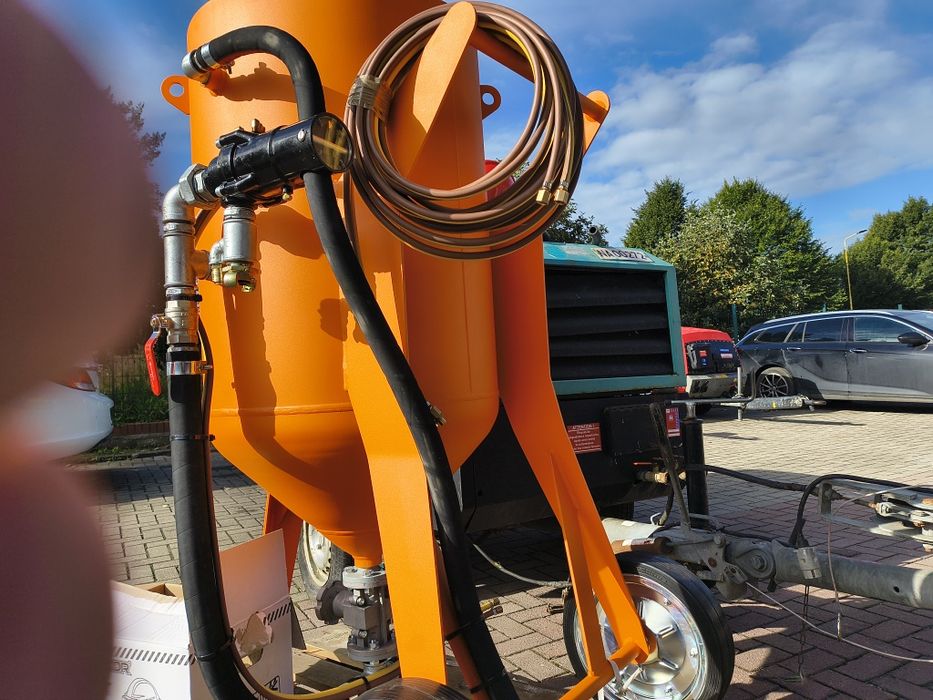 Komplet Kompresor 5m/m+ piaskarka 200 L dostawa szkolenie gratis