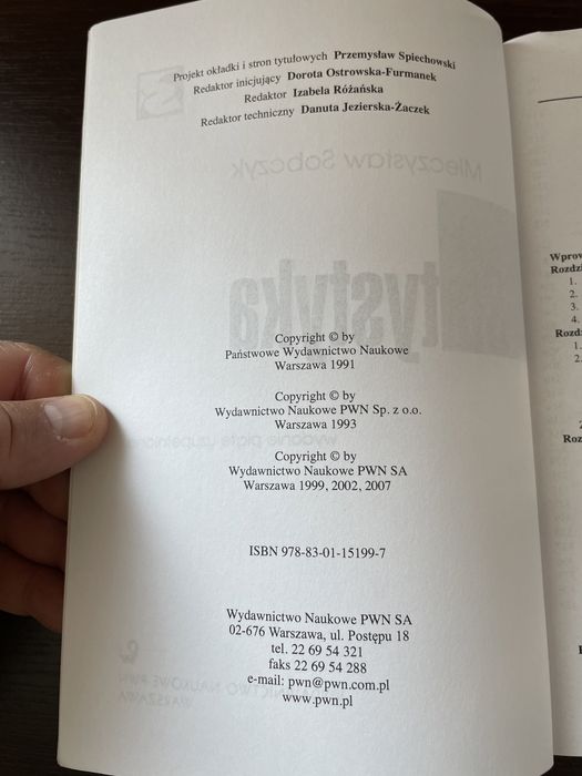 Mieczysław Sobczyk statystyka wydanie piąte poprawione