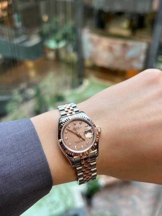 Zegarek Rolex Lady Datejust 26 różowa masa perłowa