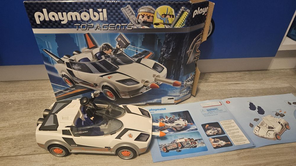 Playmobil top agent auto strzela 9252 gratis mikolaj Święta prezent