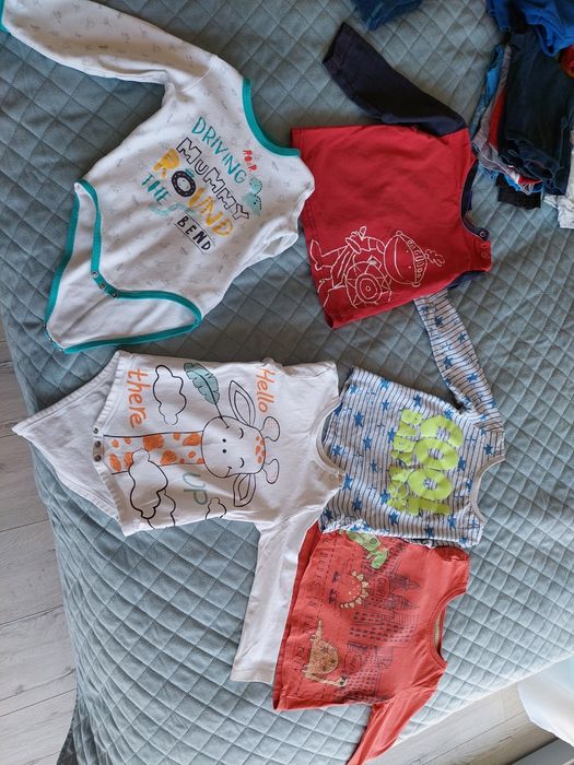 PAKA 50 SZTUK!!!  Ciuchy dla chłopca h&m, pepco 80 86 92