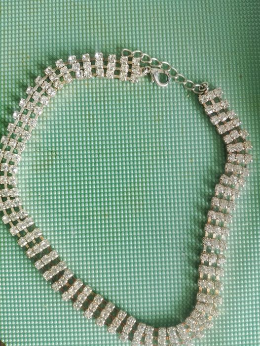 Choker naszyjnik błyszczący