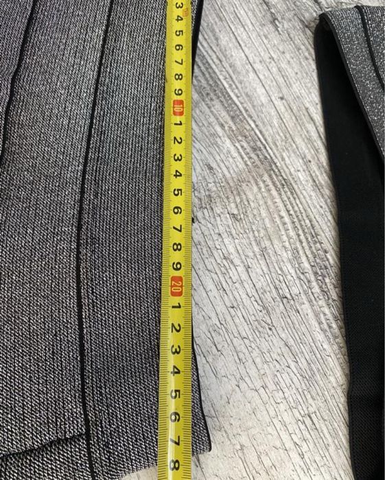 Сріблястий комплект h&m: топ на бретелях і спідниця, розмір 34 (xs)