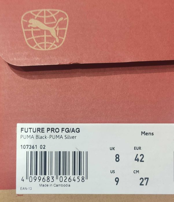 Футбольні бутси Puma FUTURE PRO FG/AG. Арт. 107361 02. EUR 42