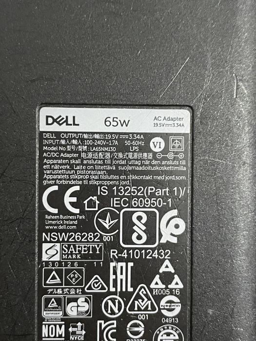 Dell zasilacze LA45NM131, DA130PE1-00, LA65NM130