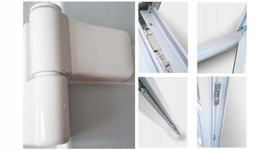 Drzwi PCV zewnętrzne 1400x2100 białe lub antracyt/dostępne od ręki