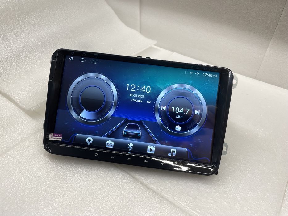 Магнитола Volkswagen Passat jetta golf Самая Мощная 4/64Gb QLED RCD