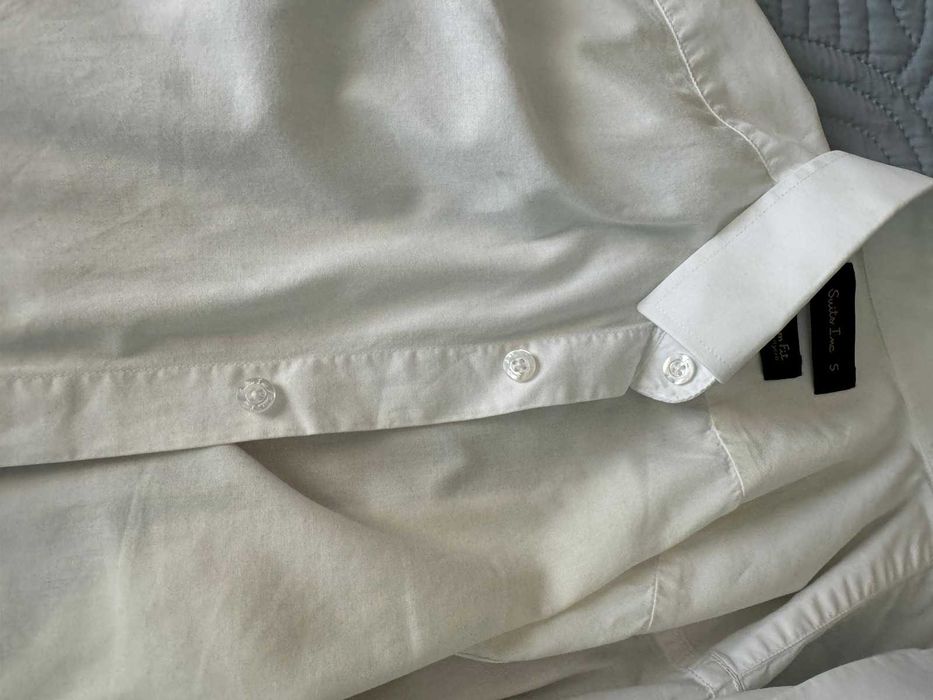 Camisa Suits Slim Fit Branca (S)