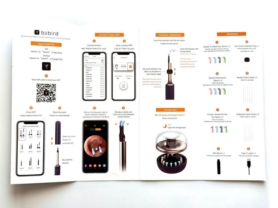 BEBIRD Note 3 Pro - profesjonalny otoskop do uszu - nie włącza się!
