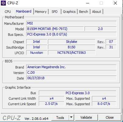 Płyta główna Micro ATX MSI B150M MORTAR LGA 1151 BOX