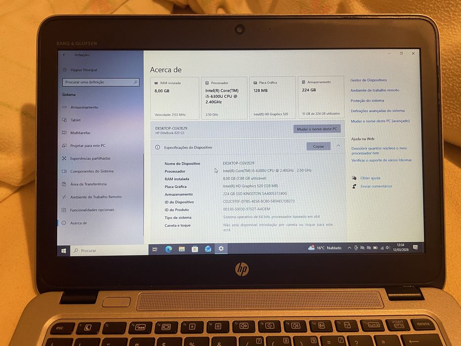 Portatil HP em bom estado