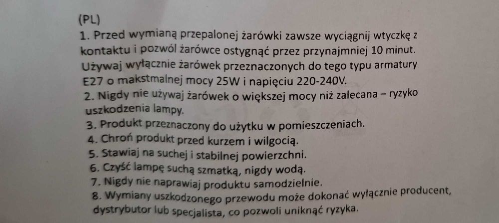 Szklana lampa indriustrialna Aurosens