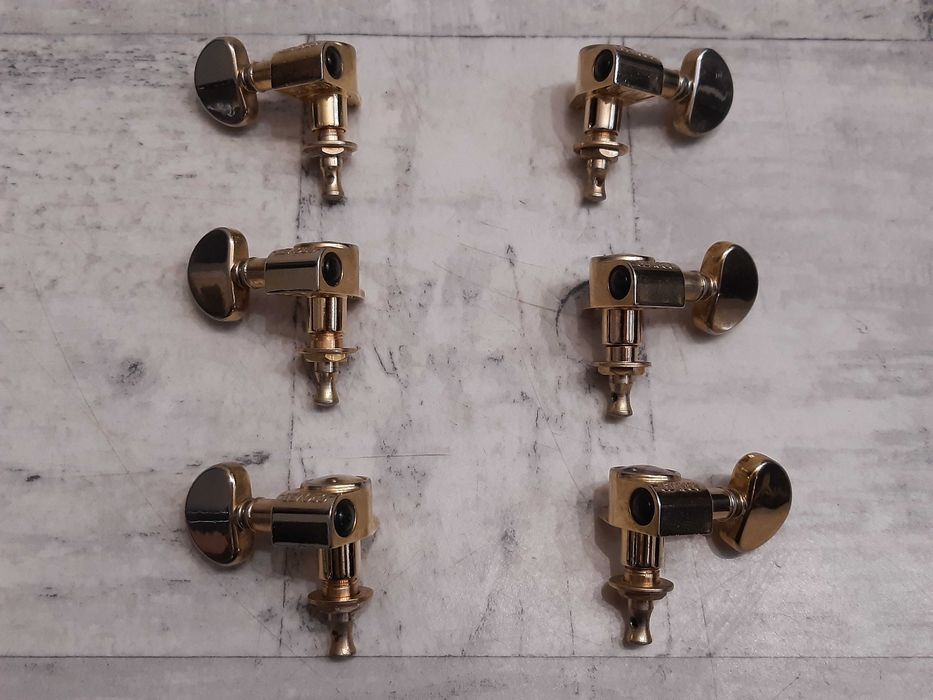 Klucze Gitarowe Grover Gold 3+3 Les Paul-SG- wysyłka lub dodam Gratis
