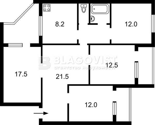 Продаж 4х квартири Анни Ахматової 8 м.Позняки