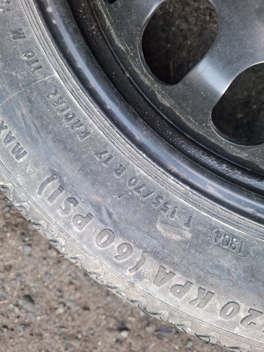 Kolo dojazdowe Mercedes 5x112 w211 E klasa 17 cali