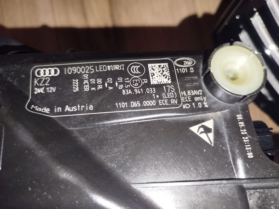 audi Q3 83a Full LED фара ауді q3 фари ку3 Ауди кю3 3 83А