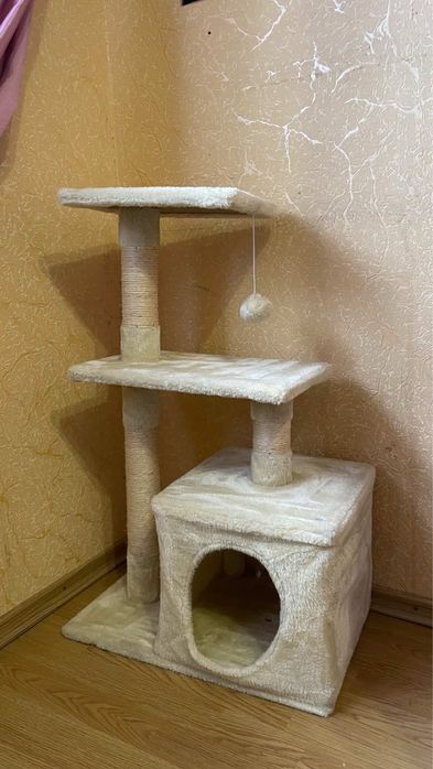 Ігровий комплекс-дряпка для котів (будинок)
