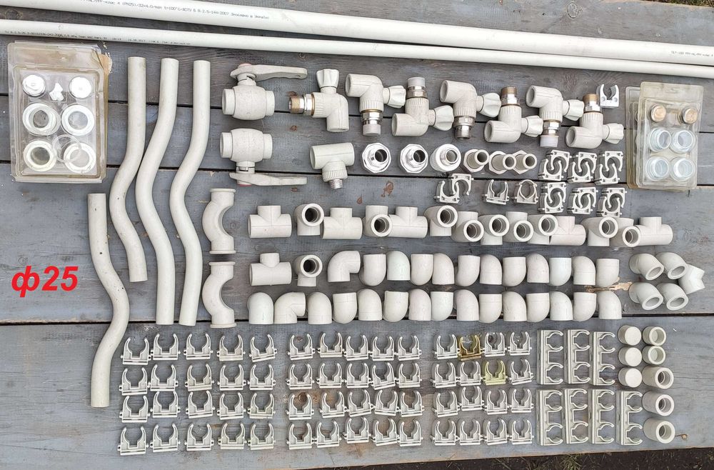 Розпродаж Кранів кульових DN15 -DN50. Фітингів ППР.