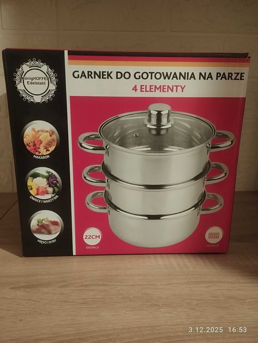 Garnek do gotowania na parze