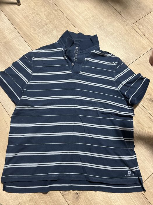 Koszulka w paski polo domyos