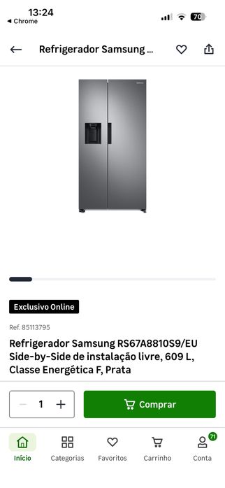 Frigorífico americano Sansung