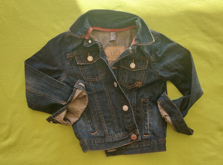 Blusão/ Casaca de ganga Zara, 5-6 anos, 118cm