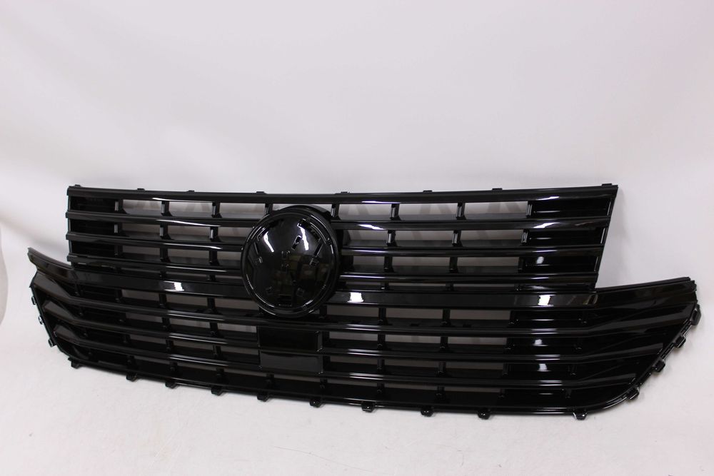 Atrapa chłodnicy GRILL VW T6.1 20- LIFT GLOSSY BLACK Tuning Znaczek