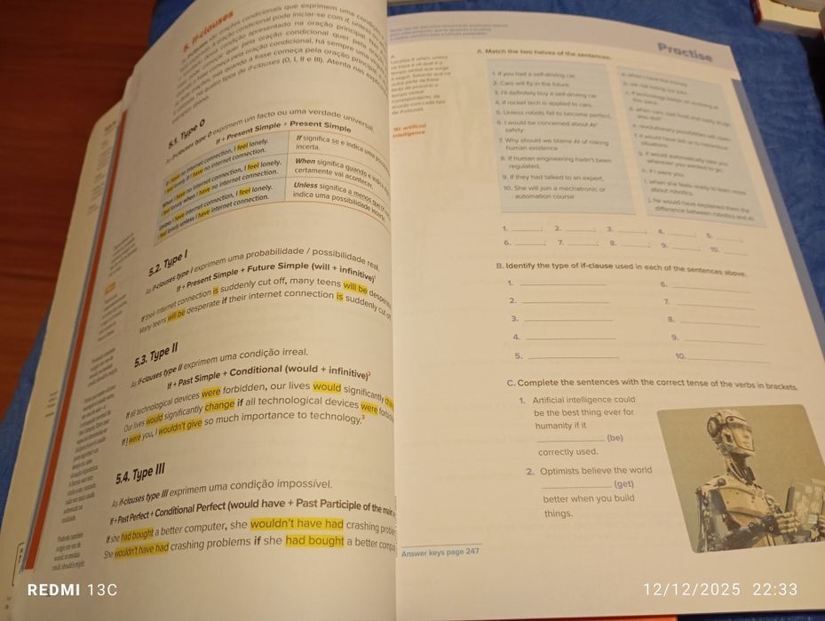 Guia de estudo de inglês 10°ano