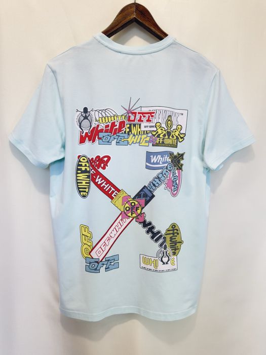Off-White Multi-Logo Graphic Tee Оригінальна чоловіча XXL