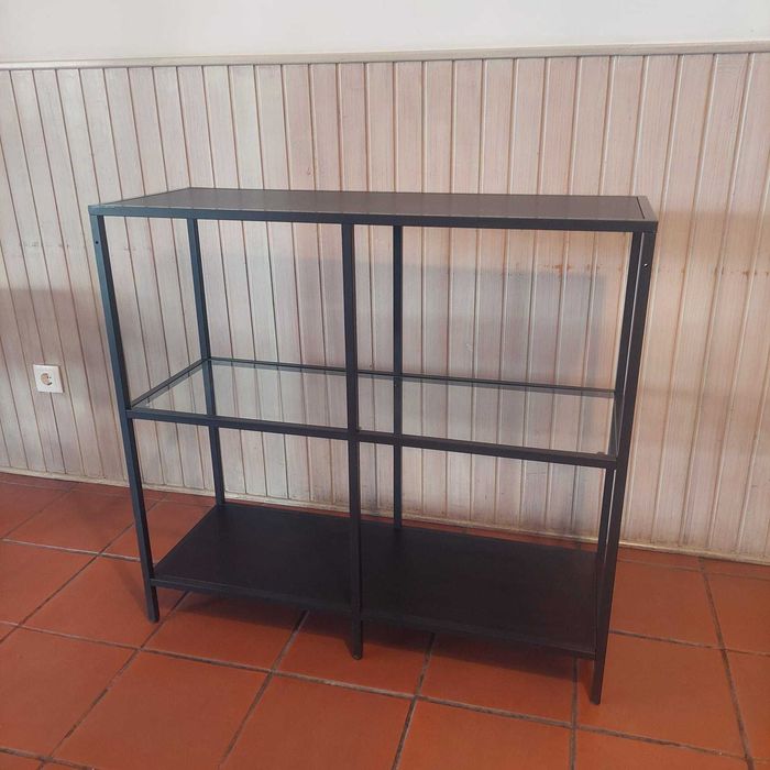 3 estantes pretas ikea