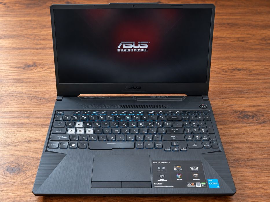 ASUS TUF Gaming F15 FX506HCB / i5 / RTX 3050 / 24GB / 512GB + комплект